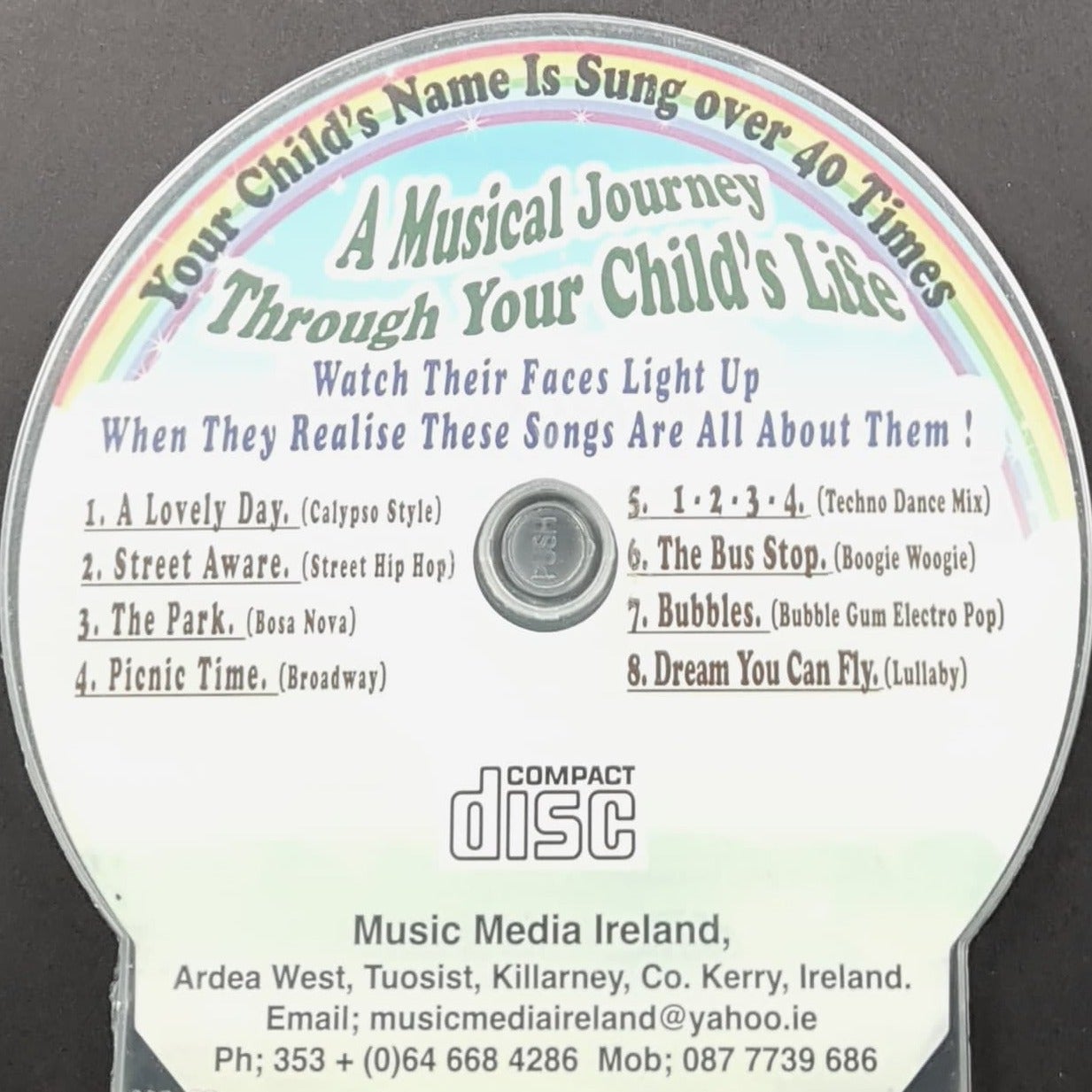 CD - Personalised Children's Songs / Will
