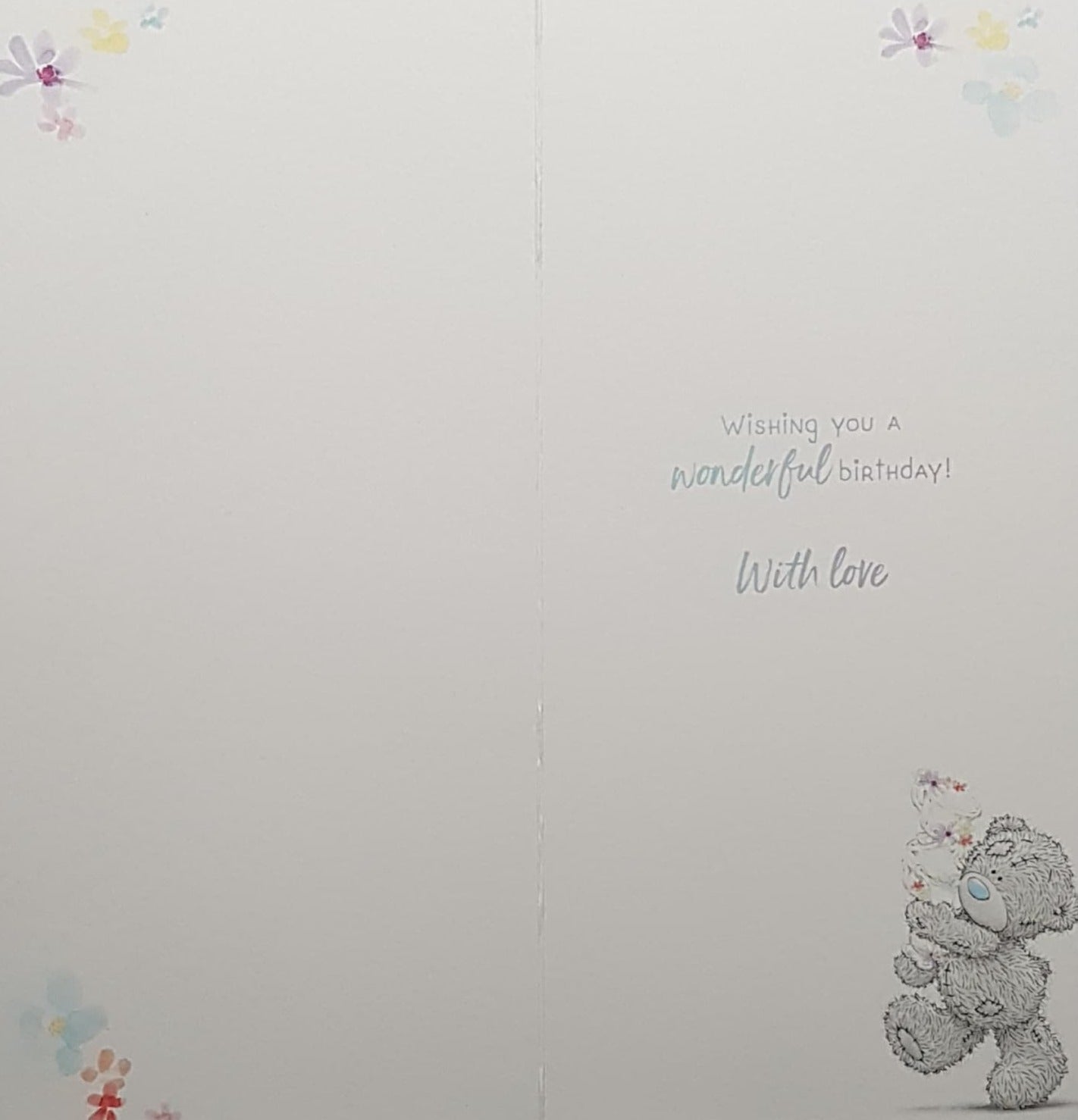 Birthday Card - Nana / Lovely Teddy With A Teacup & A Cookie Jar