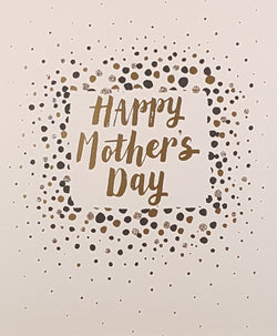 General Mothers Day Card - Shiny Gold Font