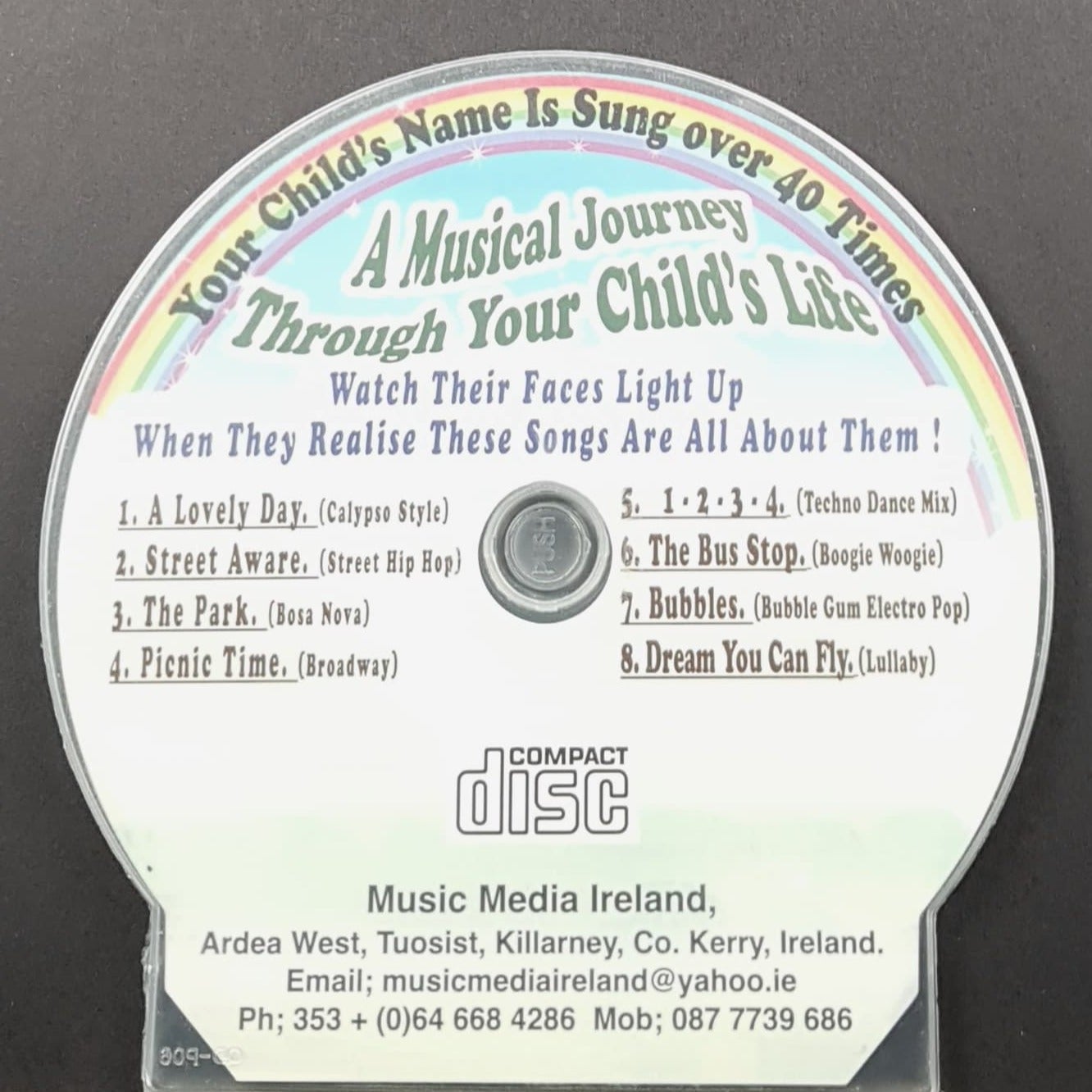 CD - Personalised Children's Songs / Kieran