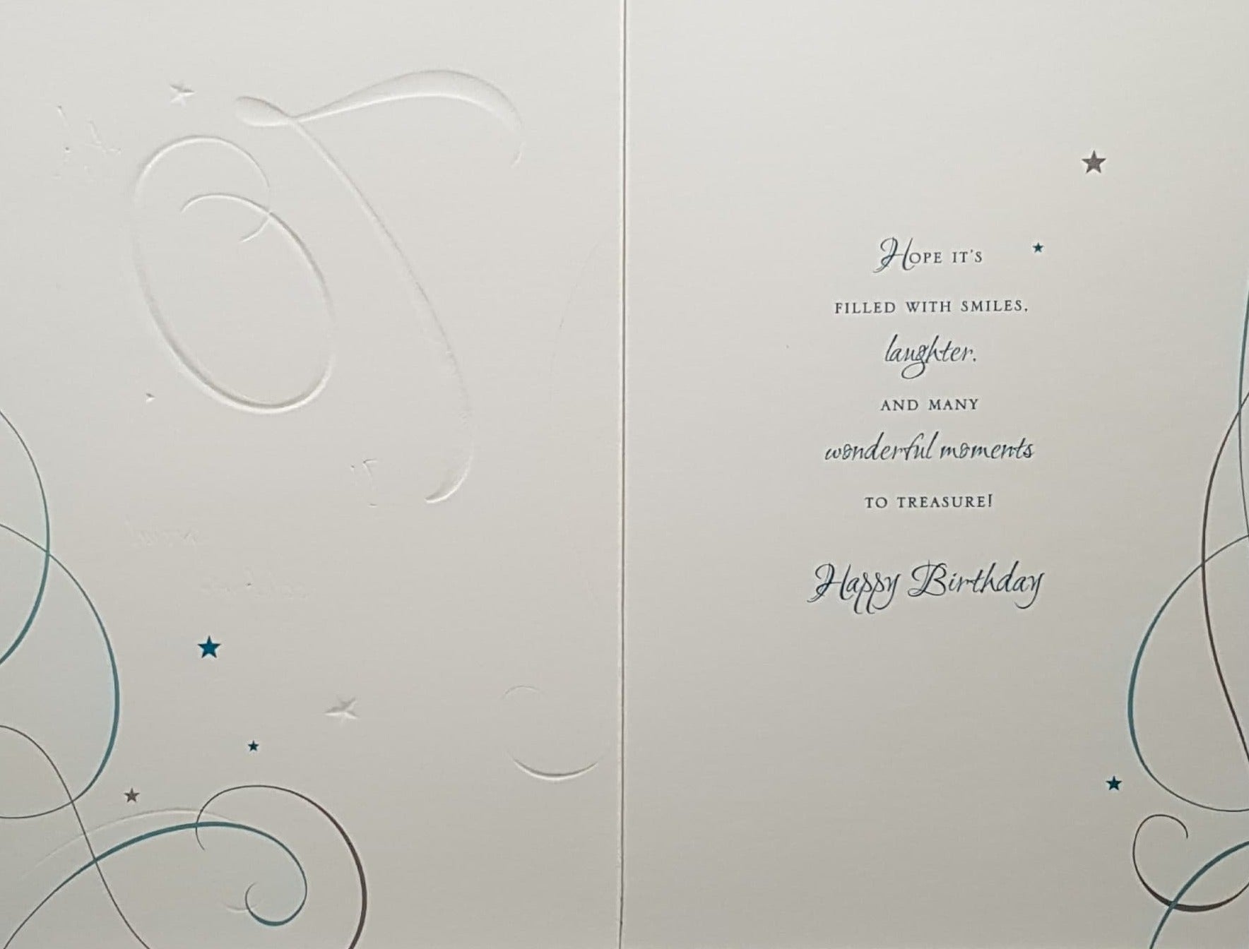 Age 70 Birthday Card - Your 70th Birthday Is Such A Special Day...& A Blue Front
