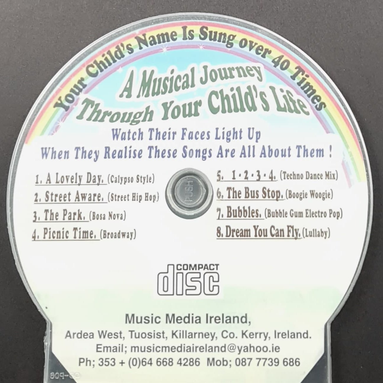 CD - Personalised Children's Songs / Martin