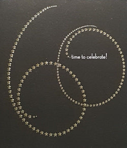 Age 60 Birthday Card - Gold '60' On A Black Front