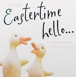 Easter Card - Two Yellow Chicks