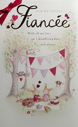 Fiancee Valentines Day Card