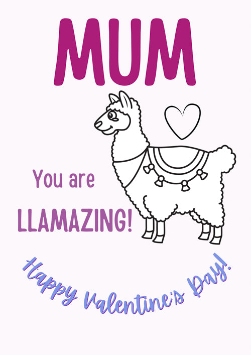 Funny Mum Valentines Day Card Personalisation
