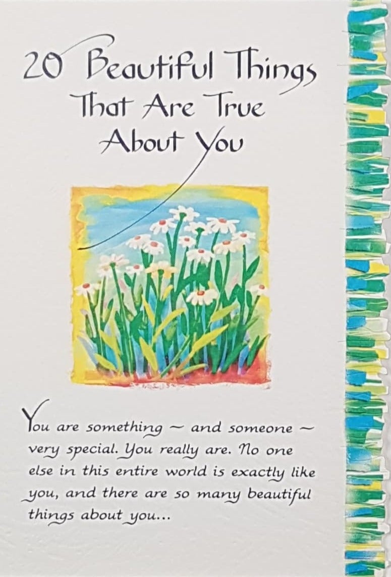 Blue Mountain Arts Card - 20 Beautiful Things That Are True About You