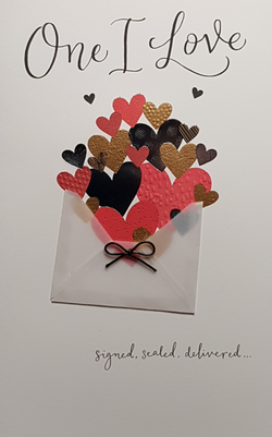 One I Love Valentines Day Card