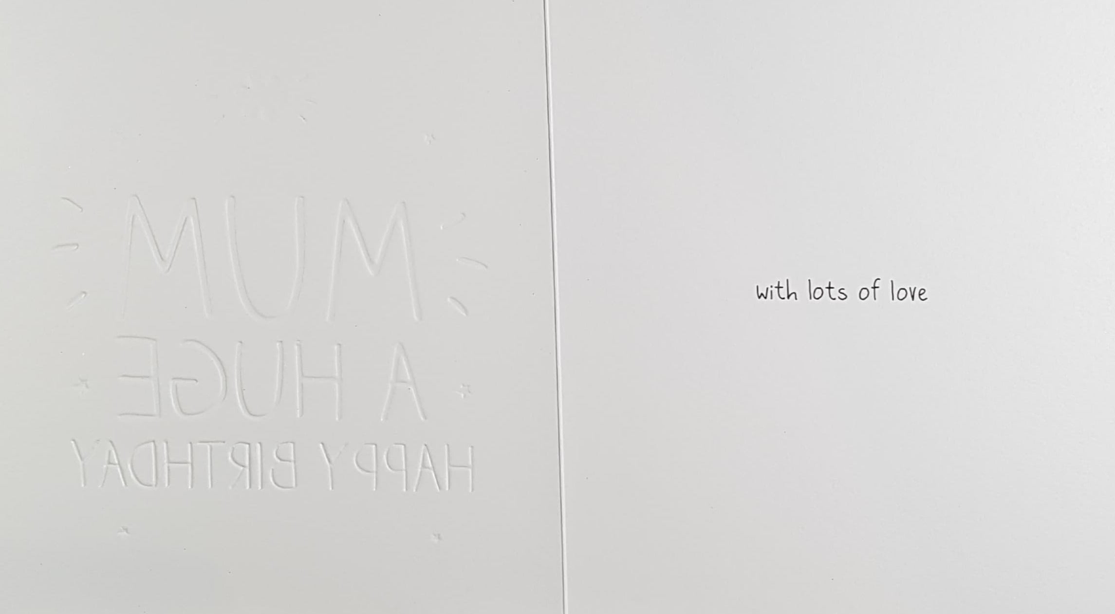 Birthday Card - Mum / From Both Of Us