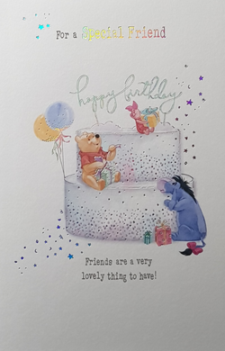 Birthday Card - Friend / Friends Are A Very Lovely Thing To Have !