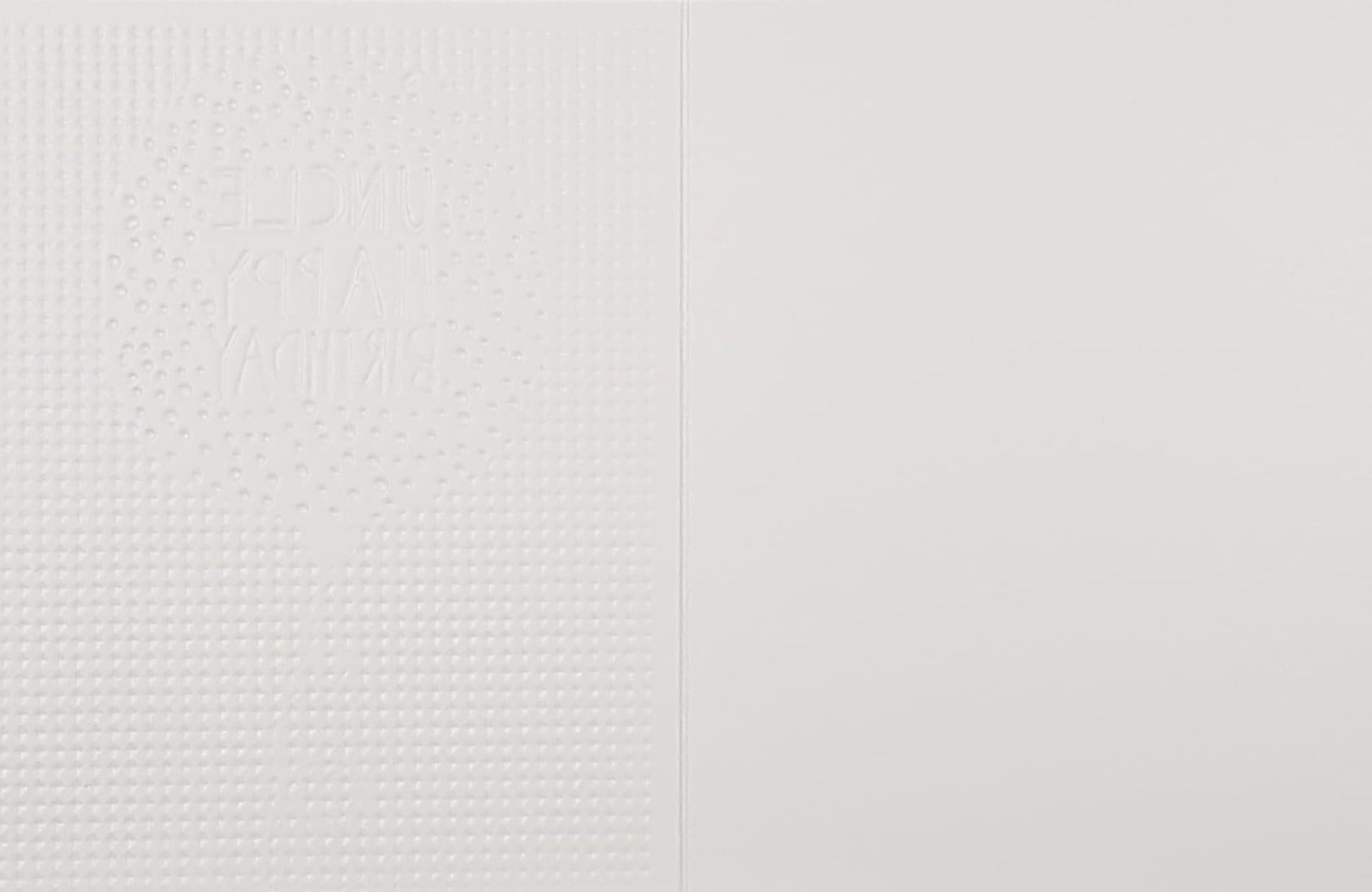 Birthday Card - Uncle / A Blue Polka Dot Balloon