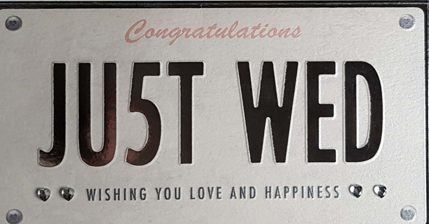 Wedding Card - Wishing Love & Happiness