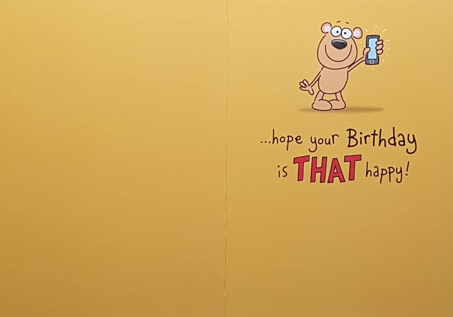 Birthday Card - When Your Phone Screen Doesn't Crack... (Humour)