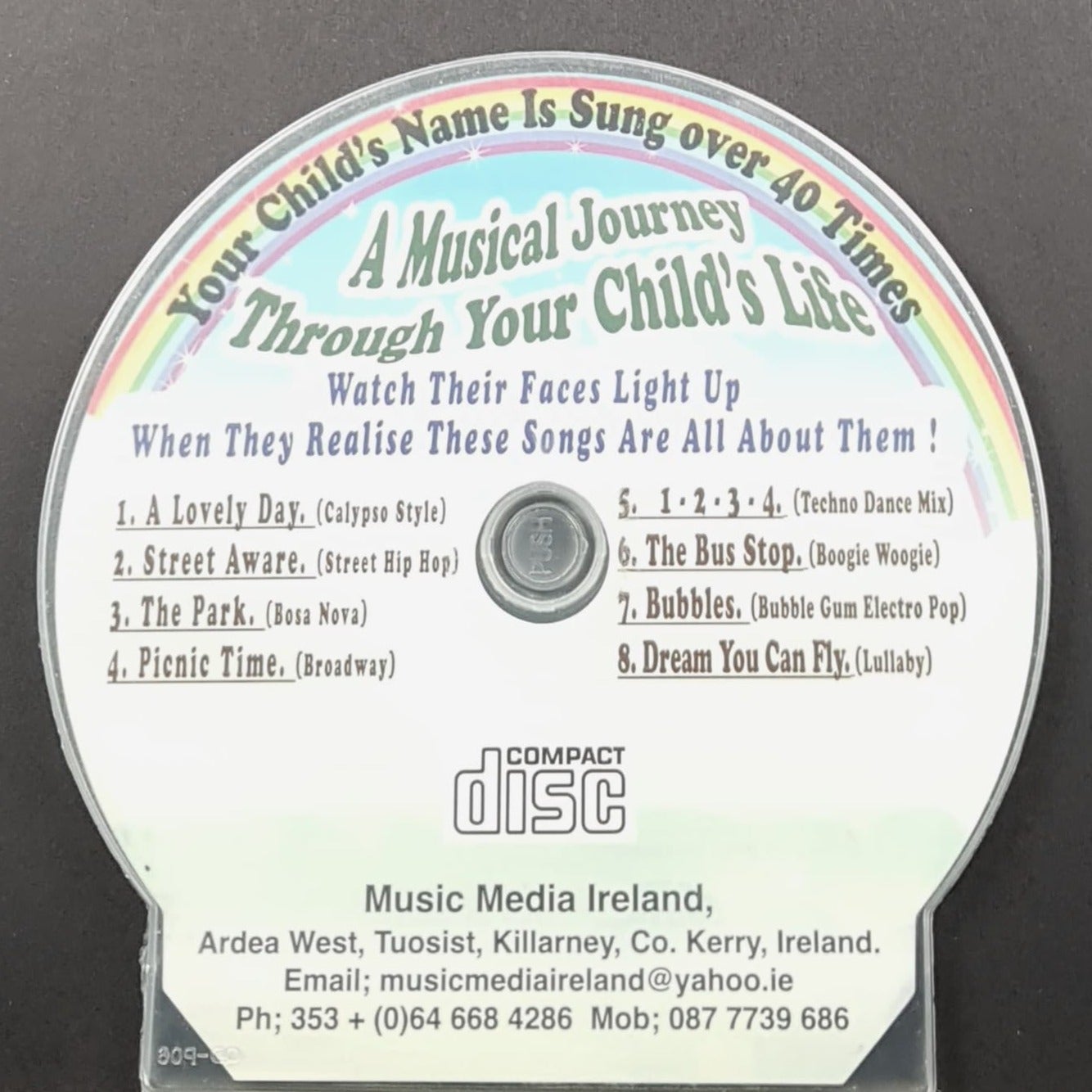 CD - Personalised Children's Songs / Padraig