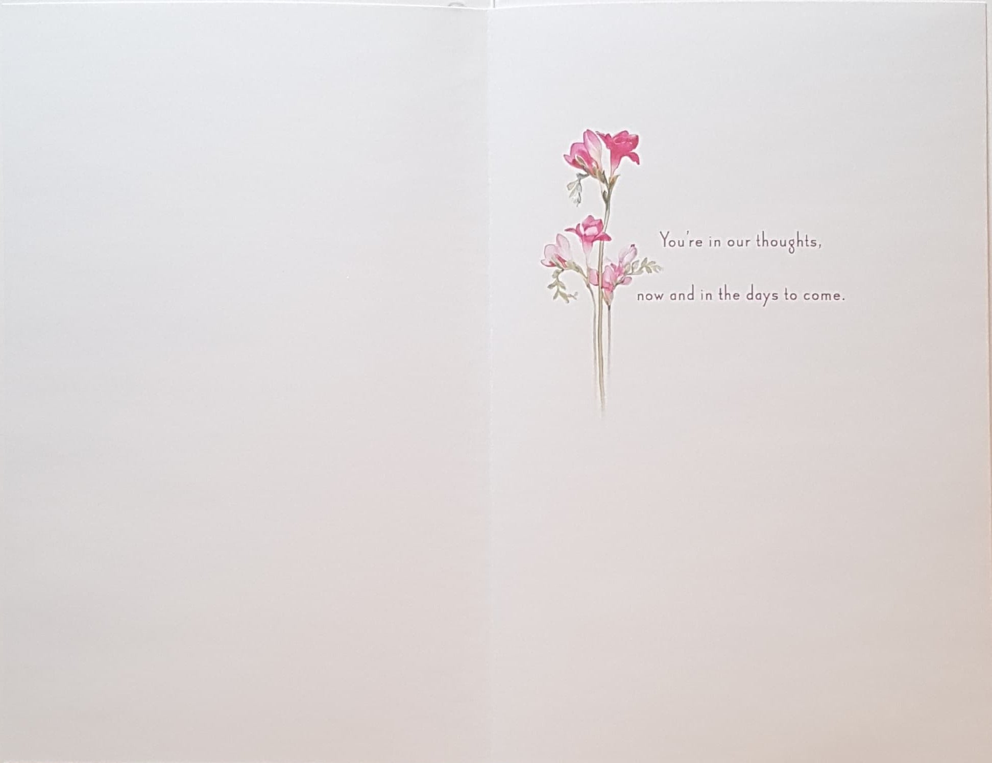Sympathy Card - May It Comfort You To Know...& White Butterflies