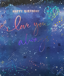 Birthday Card - General Male / Happy Birthday Love You Always