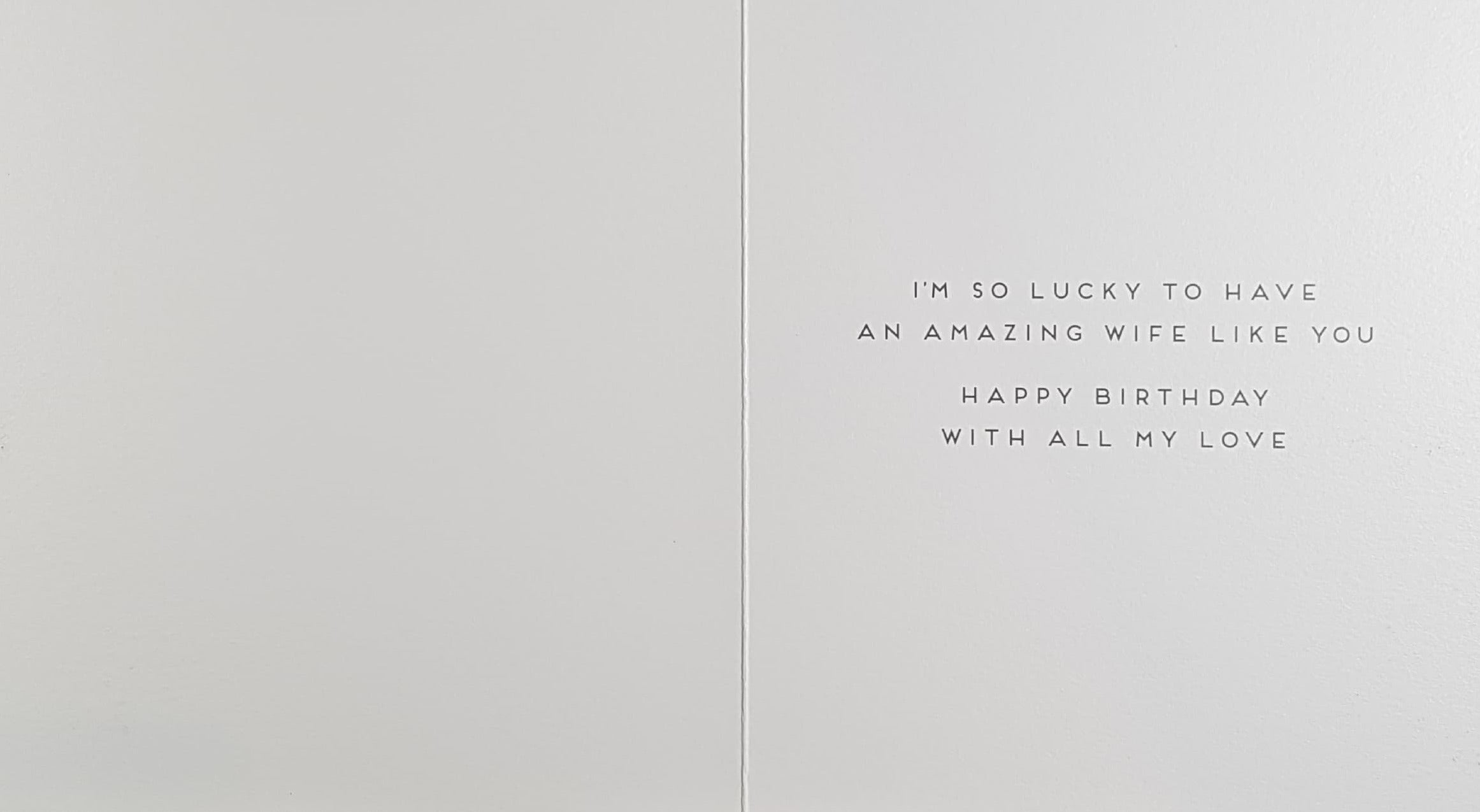 Birthday Card - Wife / Purple Circles & Shiny Silver Confetti