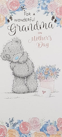 Grandma Mothers Day Card - A White Envelope With A Pink Heart