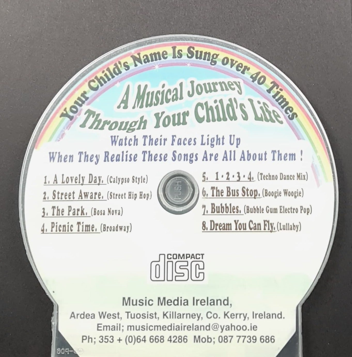CD - Personalised Children's Songs / Robert