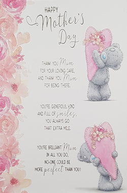 Mum Mothers Day Card - Thank You Mum For Your Loving Care...
