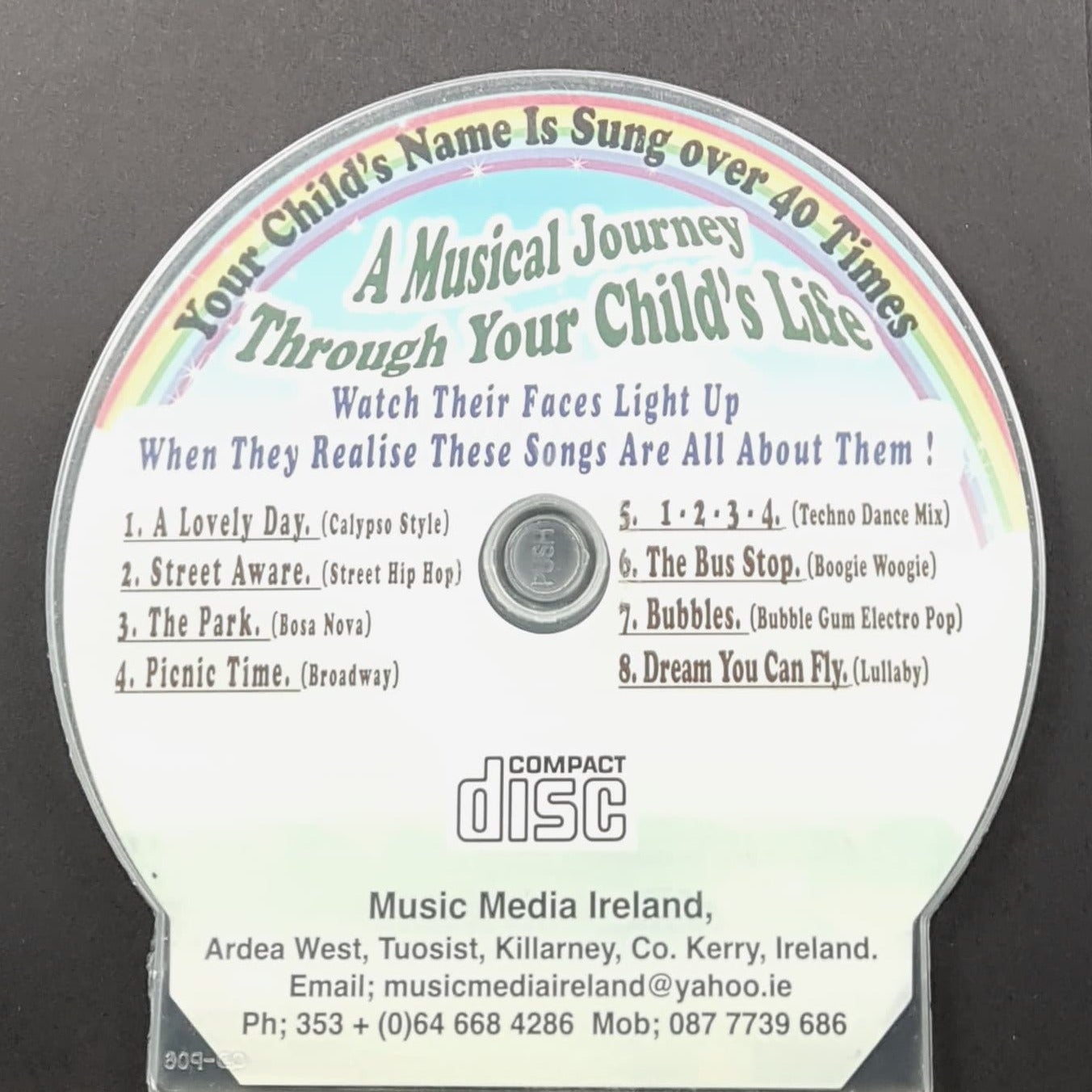 CD - Personalised Children's Songs / Leah