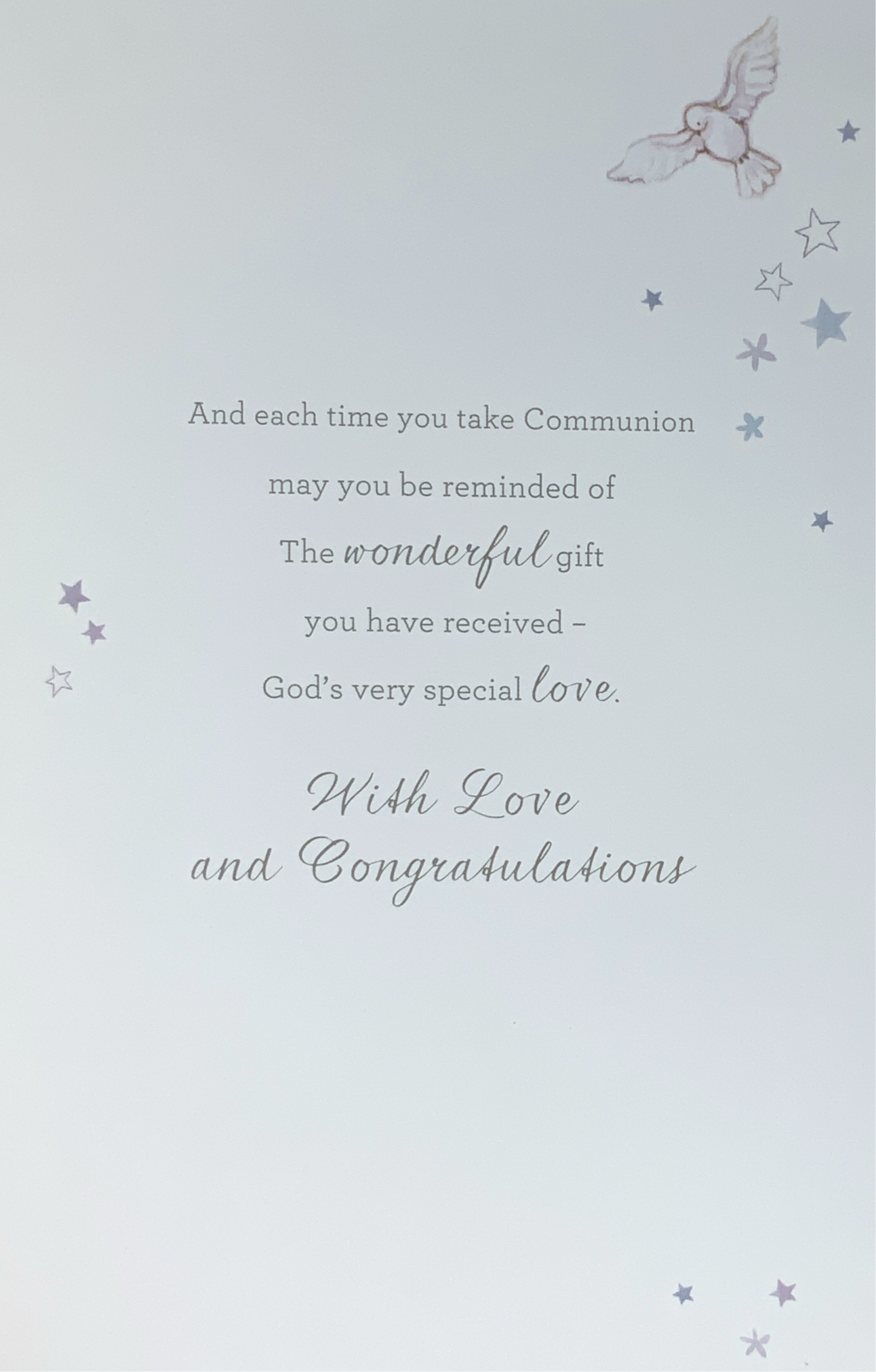 Communion Card - For A Special Boy