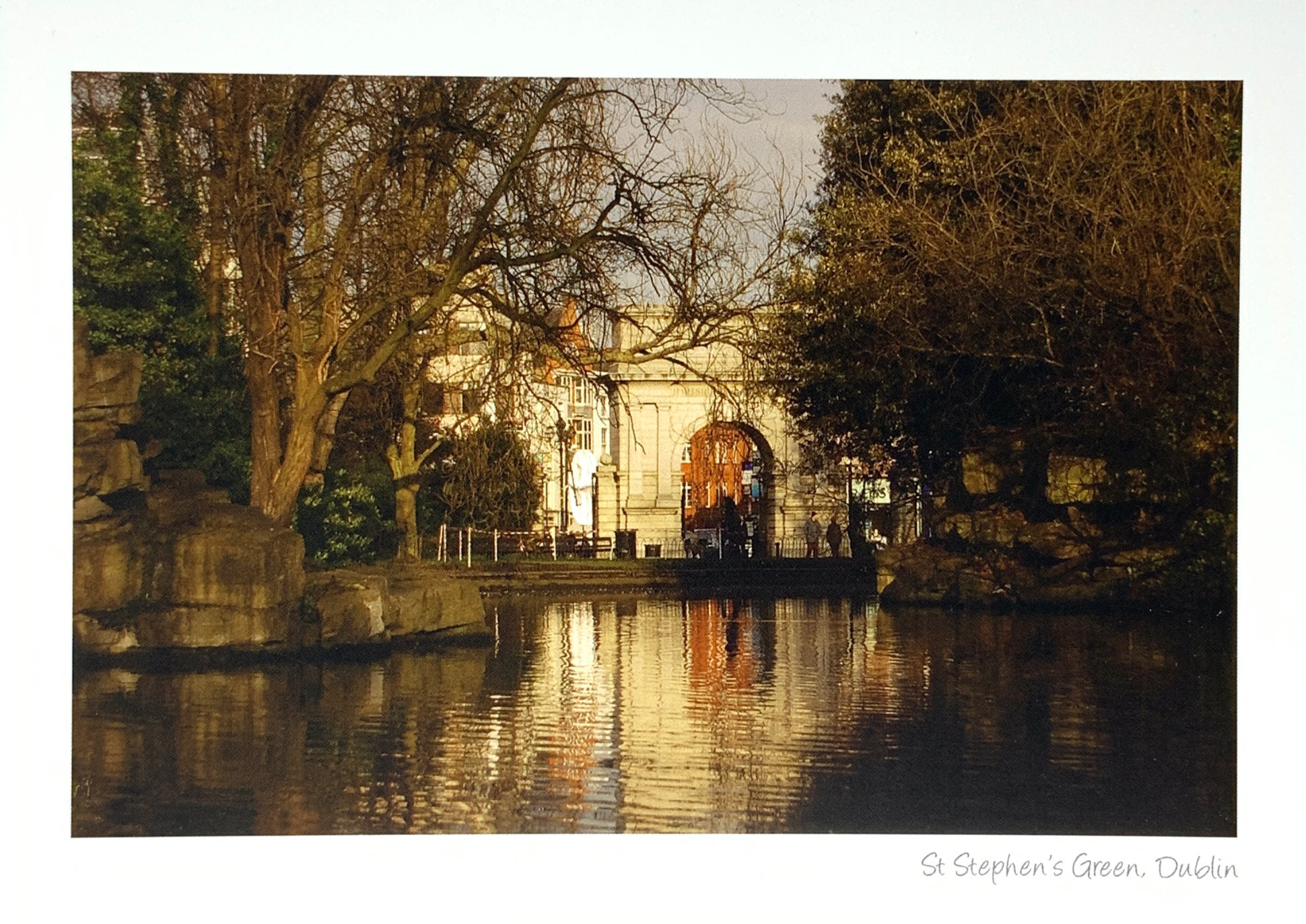 Catherine Dunne Card - Gate In St. Stephen’s Green, Dublin