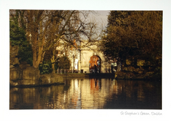 Catherine Dunne Card - Gate In St. Stephen’s Green, Dublin