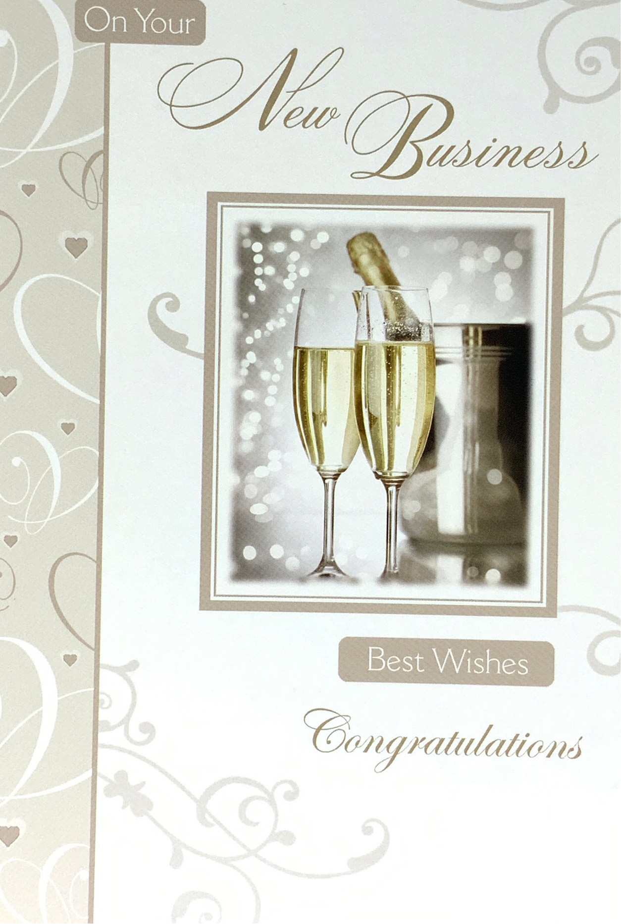 New Job Card - New Business Celebrations With Shampagne