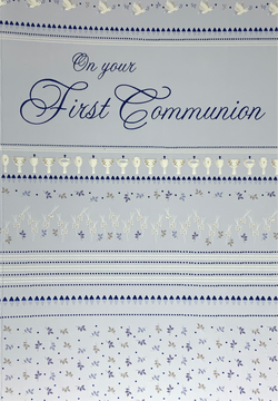 Communion Card - On Your First Communion (Boy)