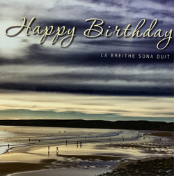 Birthday Card  -Lahinch Beach