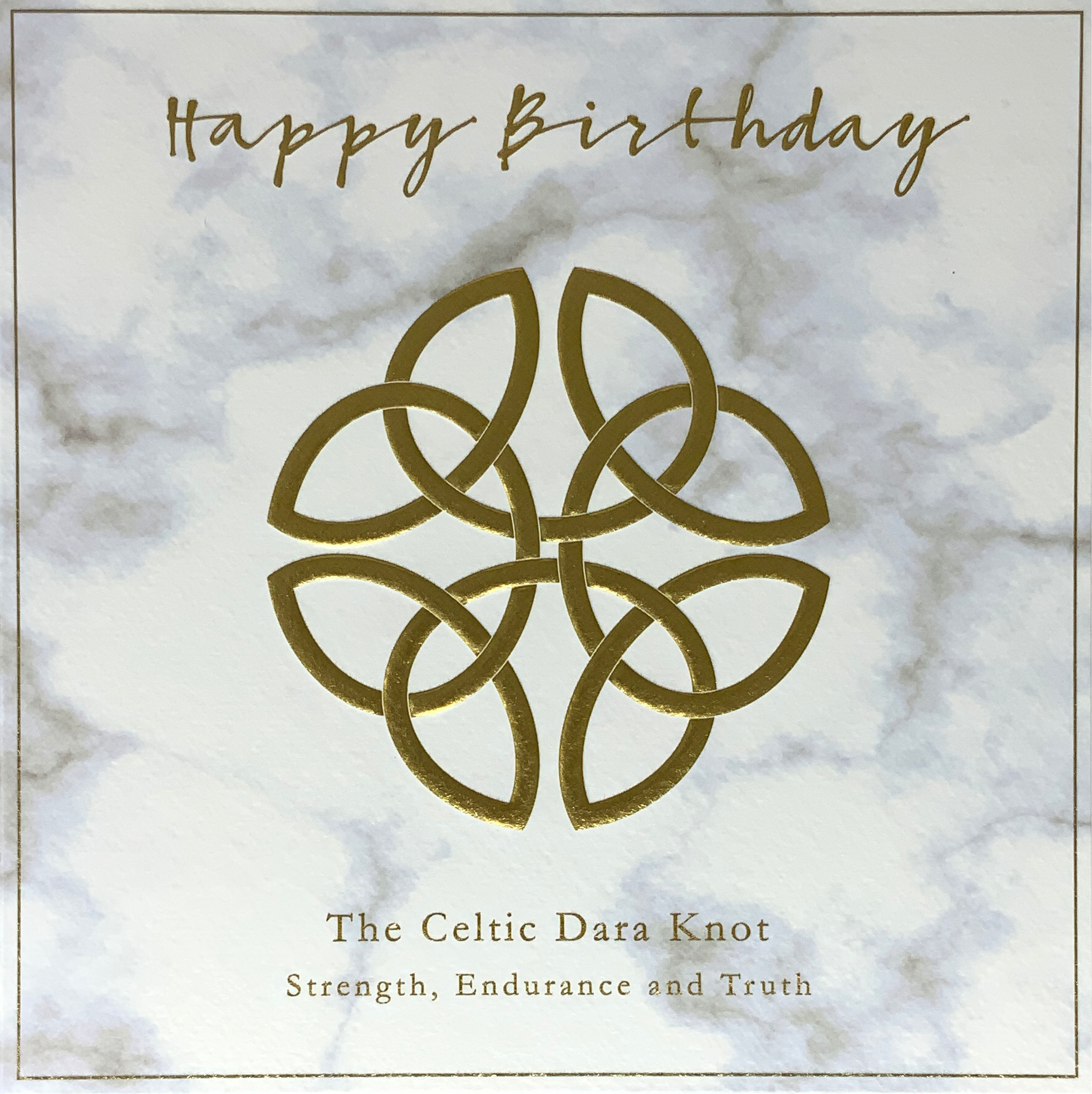 Birthday Card - The Celtic Dara Knot