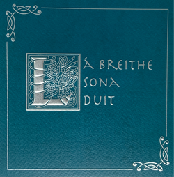 Birthday Card - Celtic Ornament & Celtic Font