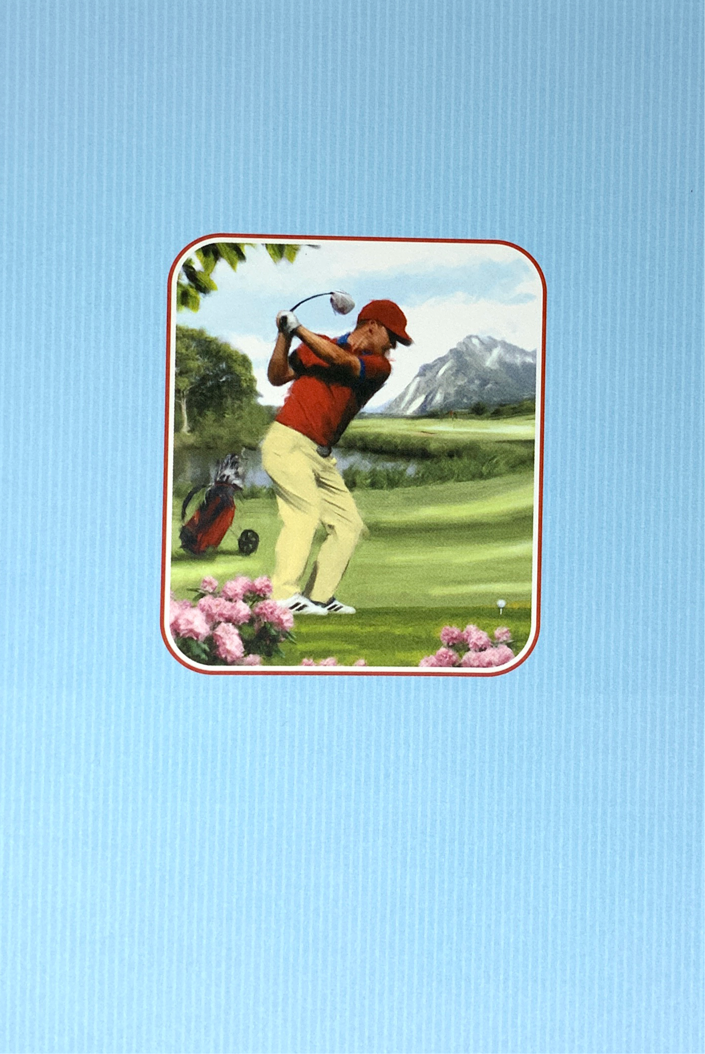 Birthday Card - Man Playing Golf