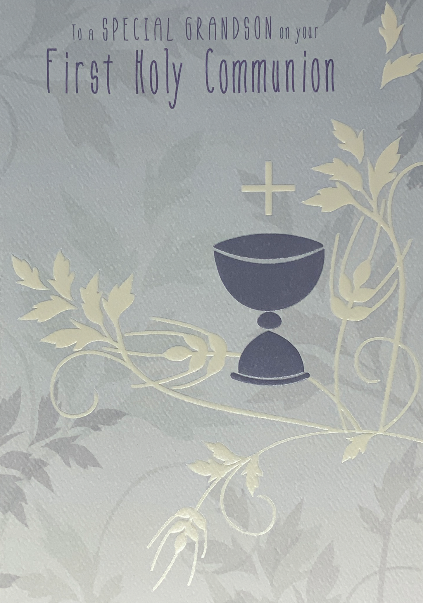 Communion Card - To A Wonderful Grandson