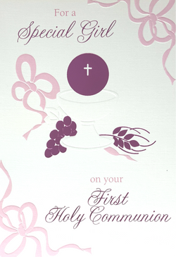 Communion Card - For A Special Girl