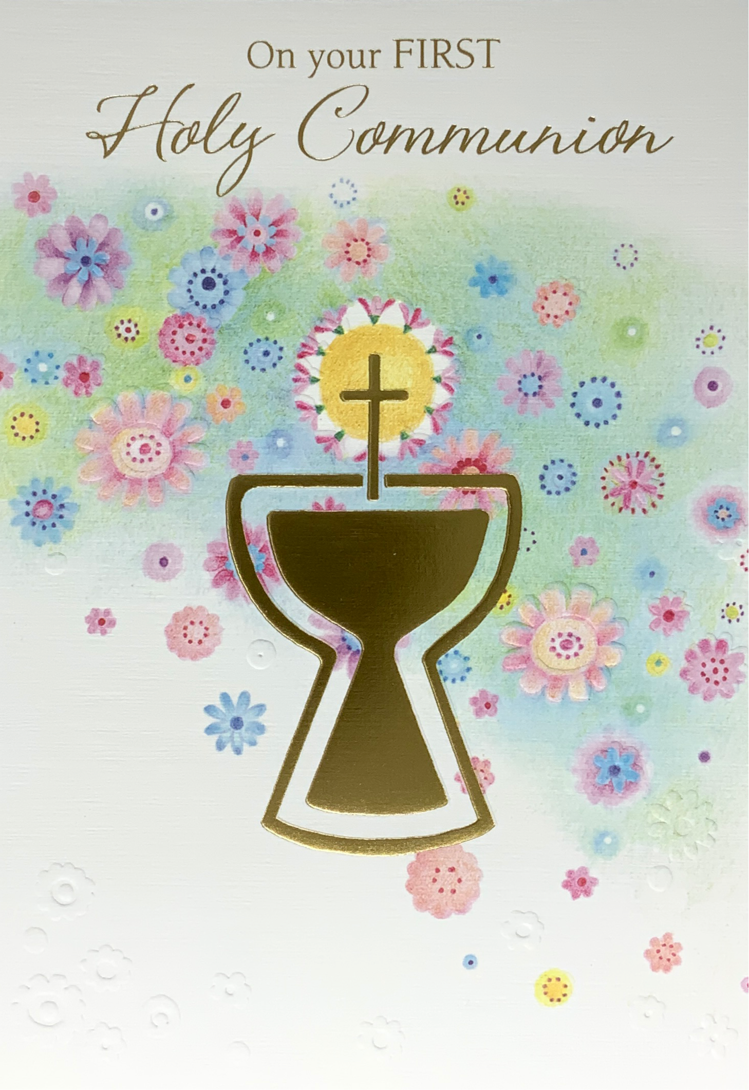 Communion Card - Congratulations On This Proud And Happy Day