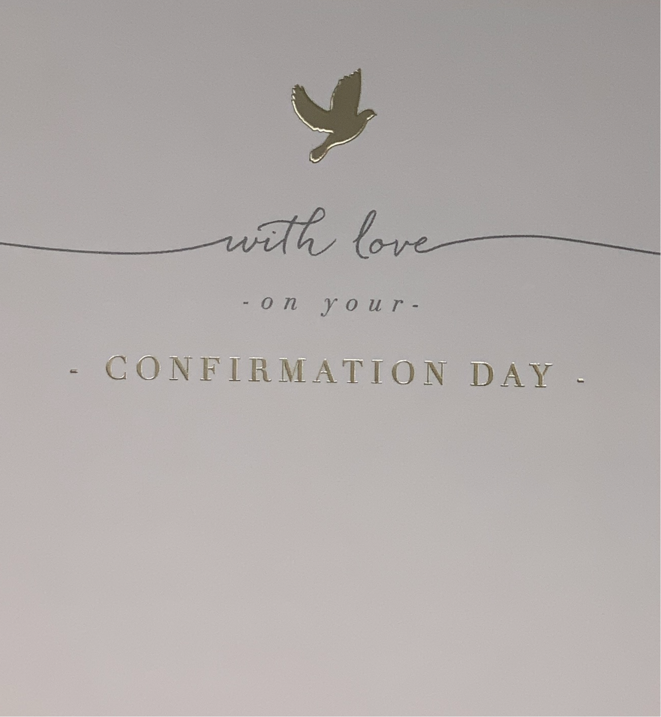 Confirmation Card - With Love