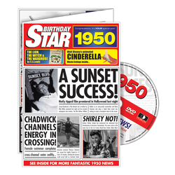 Born in year 1950 - Star (Includes DVD)