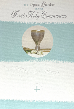Communion Card - To A Special Grandson