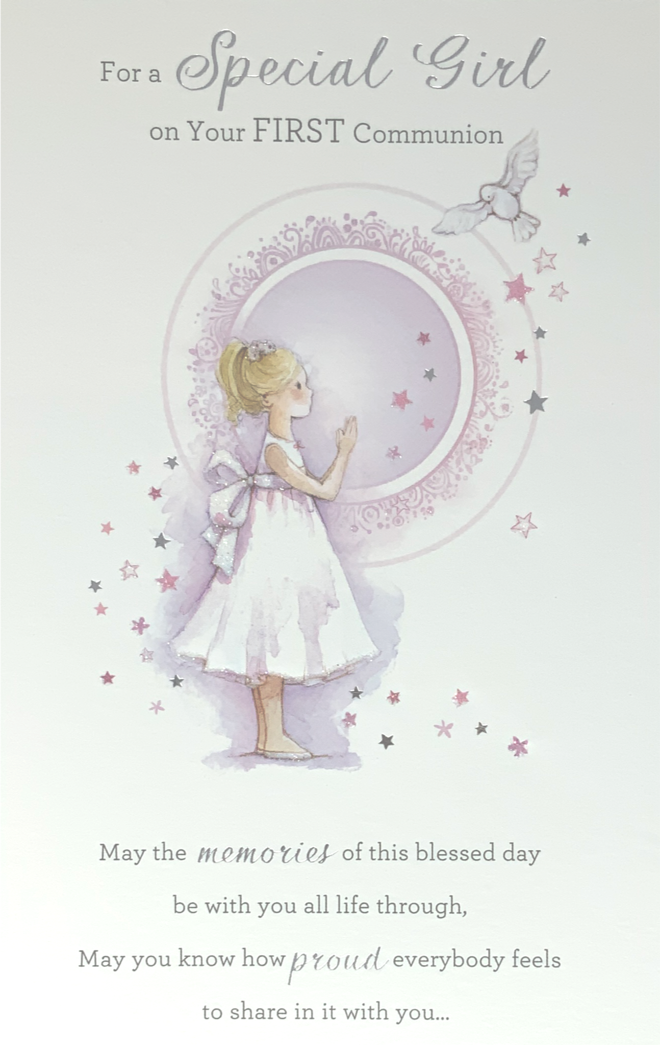 Communion Card - For A Special Girl