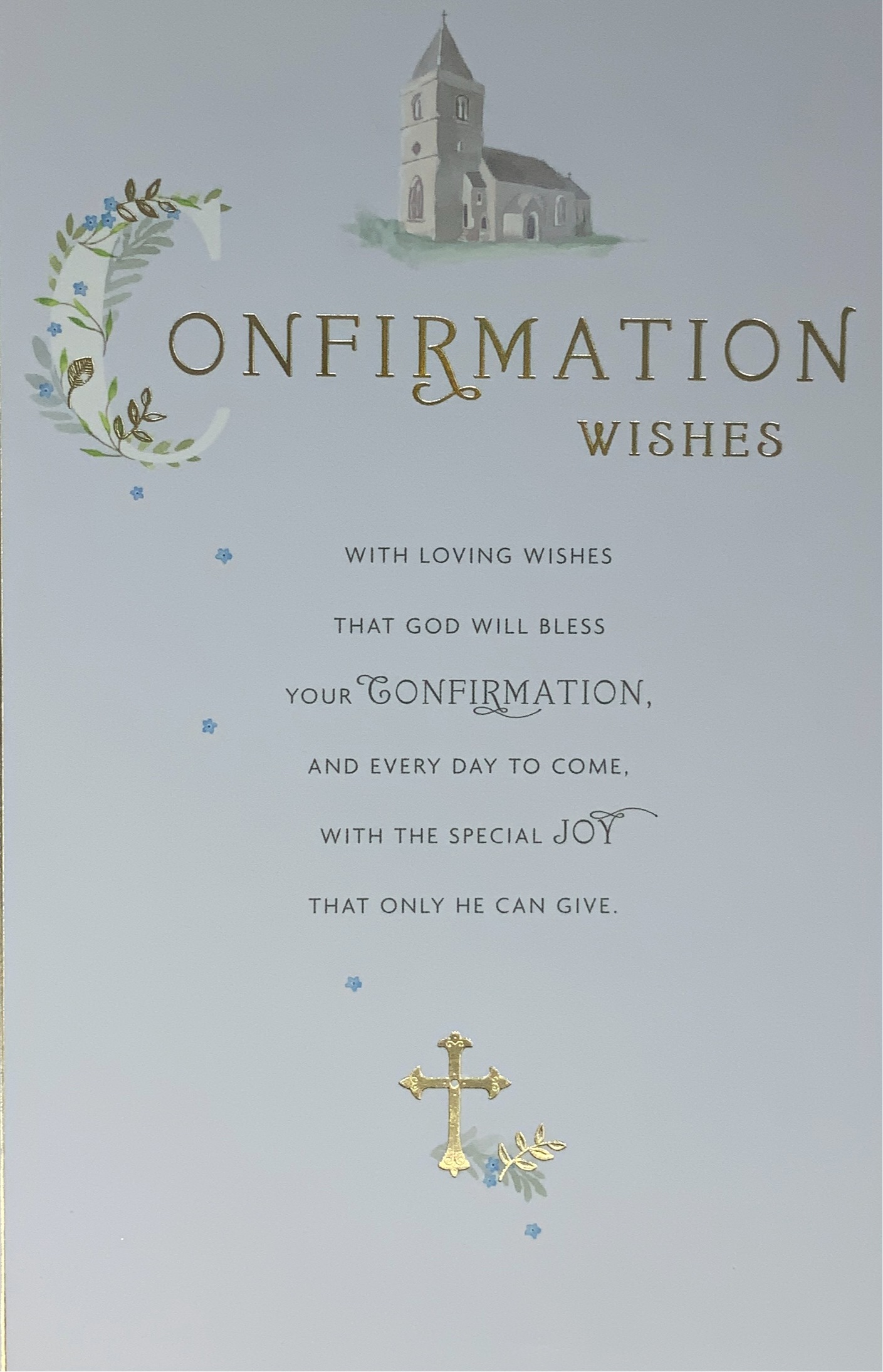 Confirmation Card - With Loving Wishes
