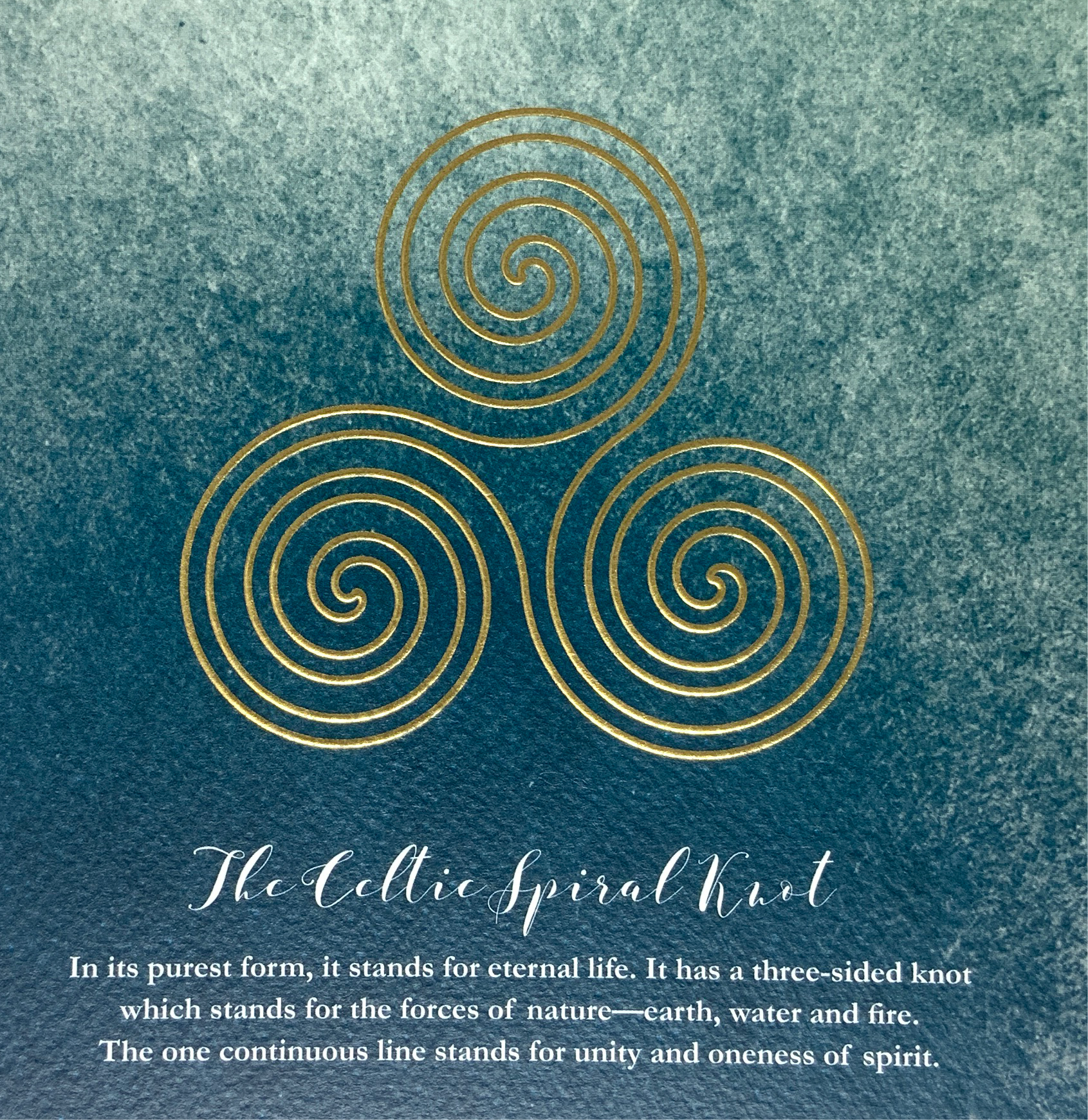 Blank Card - Celtic Spiral Knot