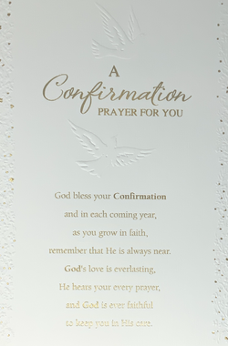 Confirmation Card - A Confirmation Prayer For You