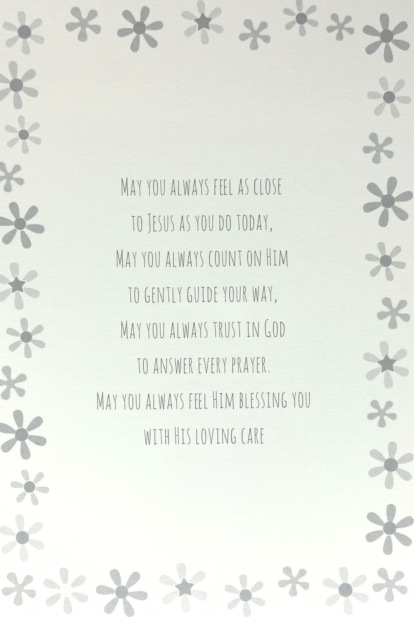 Communion Card - A Special Preyer On Your First Holy Communion