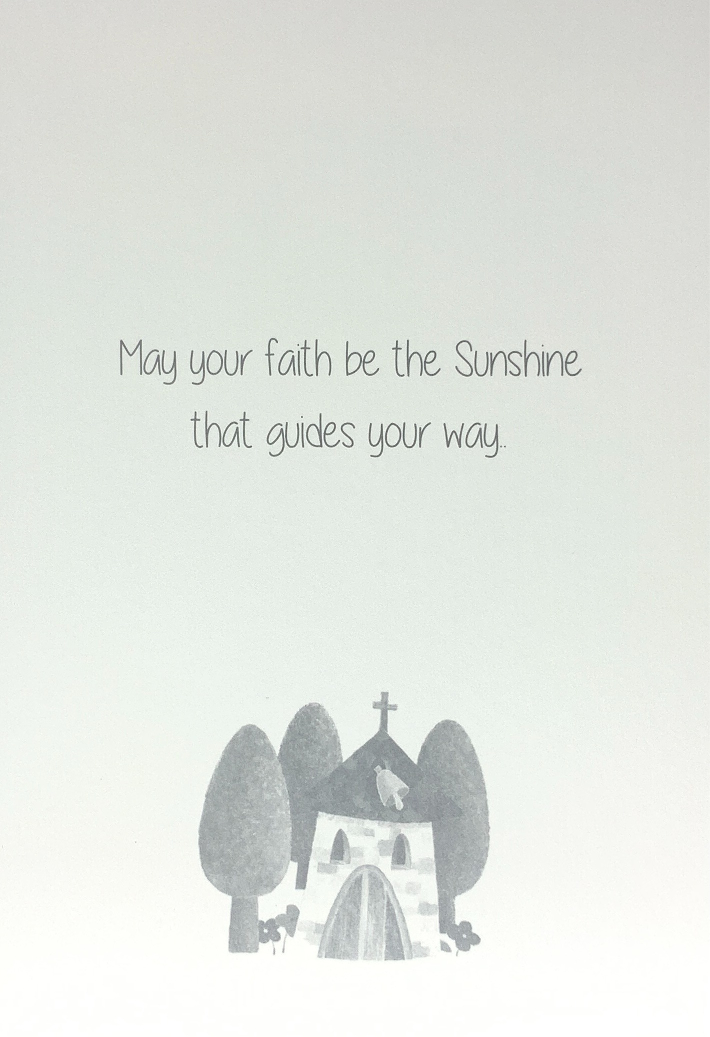 Communion Card - May Your Faith Be The Sunshine ... (Traditional)