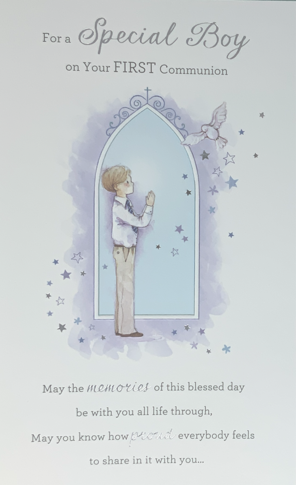 Communion Card - For A Special Boy