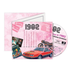 Born in year 1982 - Hit Songs Of 1982 (Includes CD)