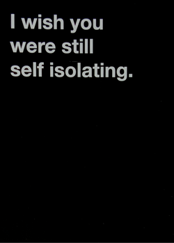 Humor Card - I Wish You Were ....