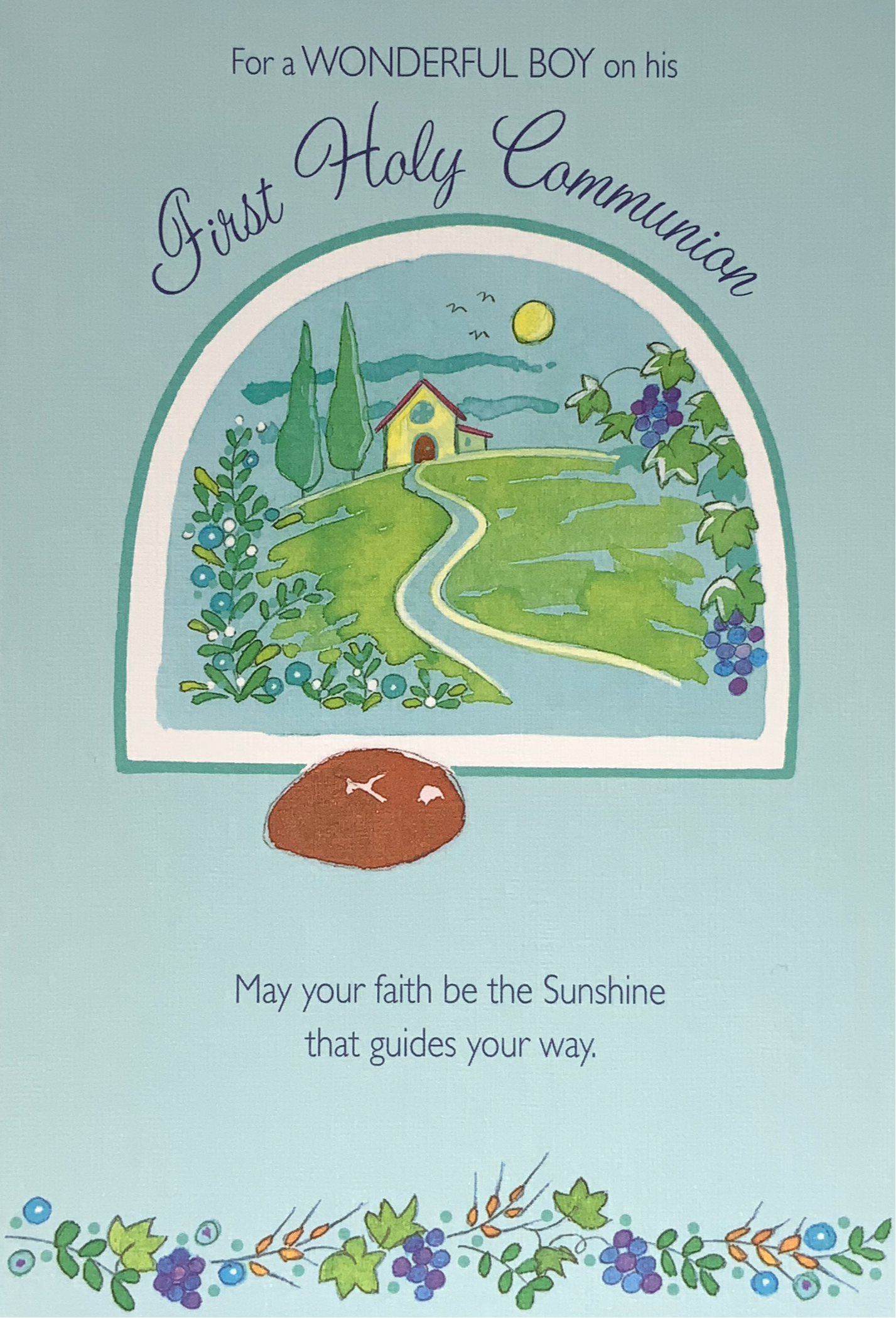 Communion Card - With Every Best Wish (Boy)